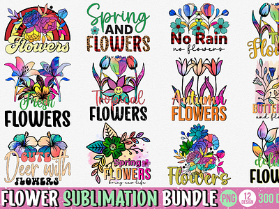 Flower Sublimation Bundle