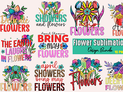 Flower Sublimation Bundle