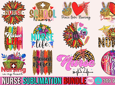 Nurse Sublimation Bundle bundle