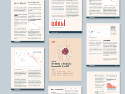 Demographic Drought layouts art direction data visualization editorial design illustration layout