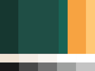 Inbound Idaho color scheme branding color scheme earthtones green identity orange