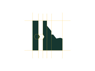 Inbound Idaho logo grid branding design grid identity logo