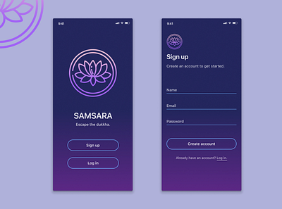 Daily UI Challenge 001: Sign up 01 challenge daily ui design mobile sign up page ui