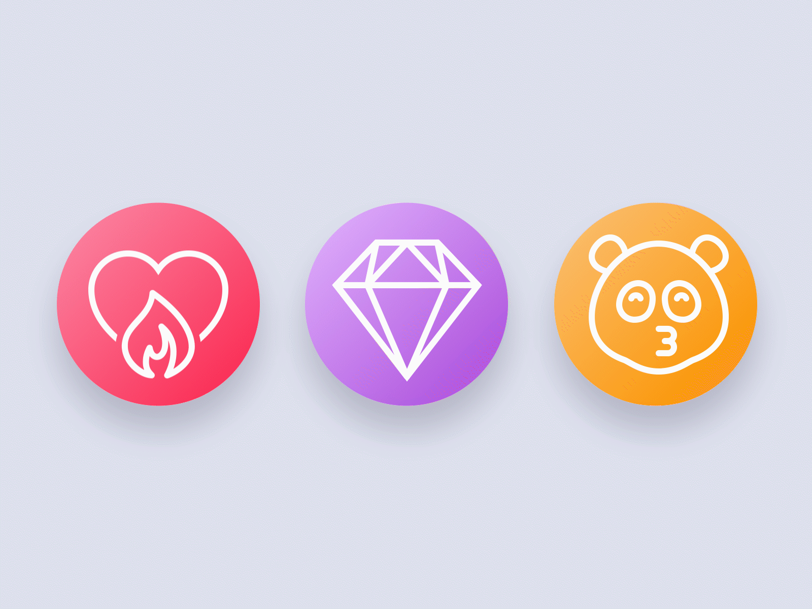 Animated icons for Valentine’s Day animated animation design diamond heart icons icons set kiss love motion motion design motion graphic outline icon panda ui design ux design valentine day valentines vector graphics wedding