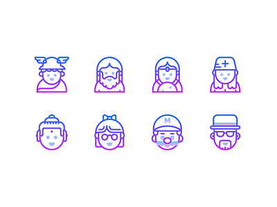 Avatar Icon Generator by IconShock & ByPeople on Dribbble