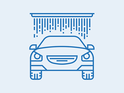 Car Wash Icon auto car car wash clear icon icon set icons illustration infographics line logo outline ui design