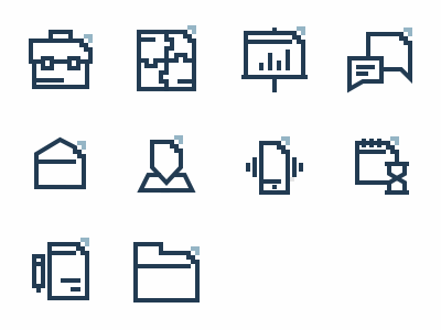 Icons for Econ of consulting company