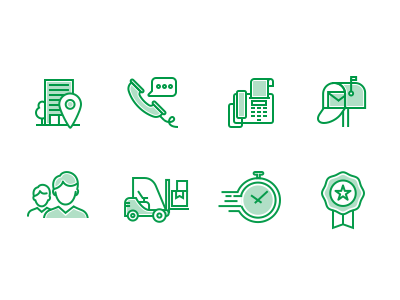 Icons Set business icon set icons illustration infographics line logo outline phone ui design web design