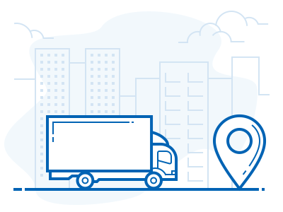 Illustration for logistic company delivery delivery truck icon set icons illustration infographics line logistic logo outline ui design