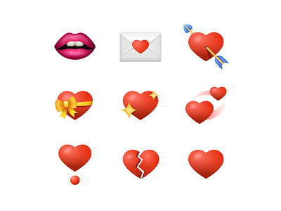 Emoji: Love and Valentine's Day