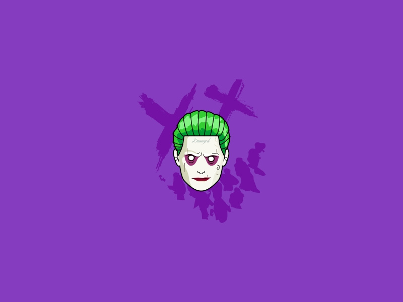 Jj art design jared-leto movie illustration comic-con suicide-squad batman hahaha joker comics dc