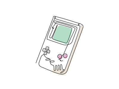 One Line Art (GAME BOY)