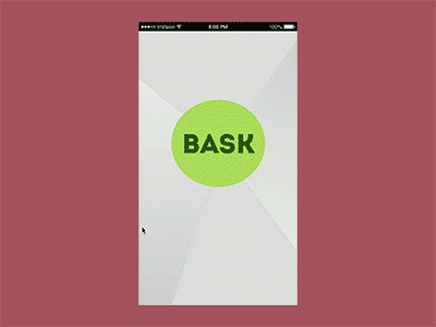 BASK: Wireframe Prototype