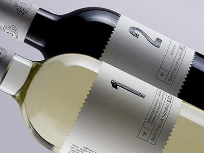 Spinefrasse design fibonacci italy label numbers packaging wine