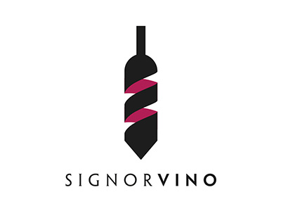 Signorvino bottle brand italy logo shop tie wine