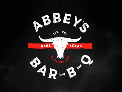 Logo Animation for "Abbey's Bar-B-Q" animation animator art design illustration logo logoanimation logomotion logotype motion motionart