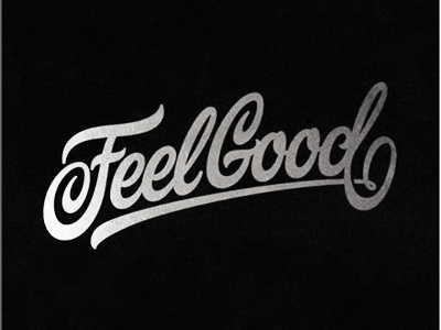 Feelgood brushpen calligraphy handlettering handtype lettering type typography