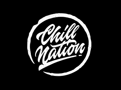 Chill Nation brand calligraphy chill customtype lettering logo logotype nation type typography