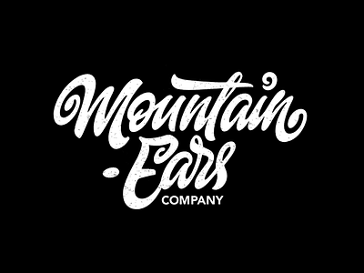 Mec brand calligraphy customtype ears lettering logo logotype mountain type typography