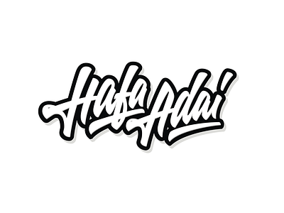 Hafa Adai brand calligraphy customtype hafaadai lettering logo logotype type typography