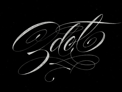 Zdot brand calligraphy customtype handlettering lettering logo logotype type typography