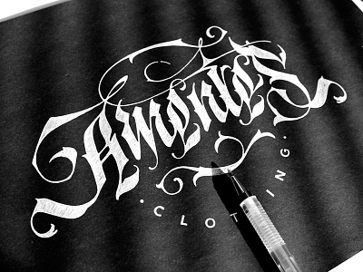 Amentes amentes awesome brand calligraphy clothing customtype lettering logo logotype type typography