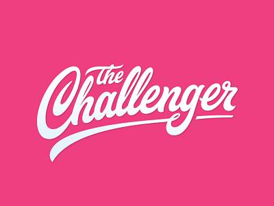 Challenger brand calligraphy challenger customtype lettering logo logotype sport type typography