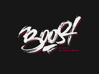 Boost boost brand calligraphy customtype lettering logo logotype type typography