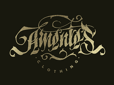 Amentes amentes brand calligraphy clothing customtype lettering logo logotype type typography