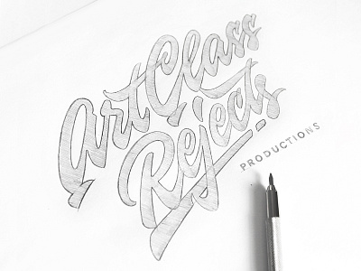 Art Class Rejects art brand calligraphy customtype lettering logo logotype sketch sketching type typography