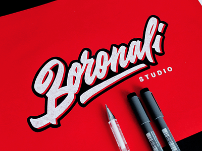 Boronali boronali calligraphy customtype handlettering lettering logo logotype studio type typography