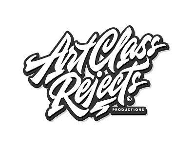 Art Class Rejects art brand calligraphy class customtype lettering logo logotype rejects type typography