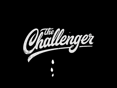 The Challenger animation calligraphy challenger customtype gif lettering logo logotype motion type typography