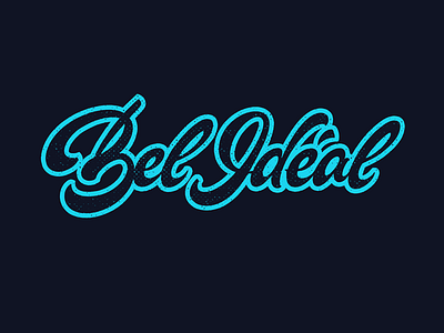 Bel Idéal bel brand calligraphy customtype idéal lettering logo logotype type typography