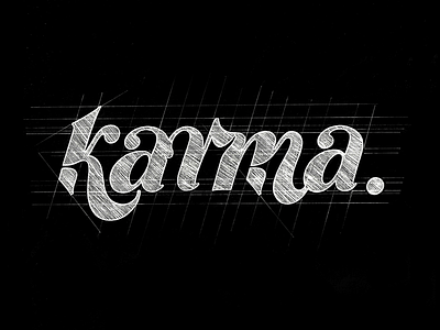 karma calligraphy customlettering customtype font handlettering handtype lettering script sketch typography