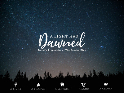 A Light Has Dawned - Client requested icons advent sermon series