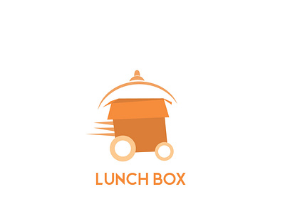 Lunch box Food delivery Logo abstract logo brand logo delivery e food e food delivery ecommerce food food delivery logo vector