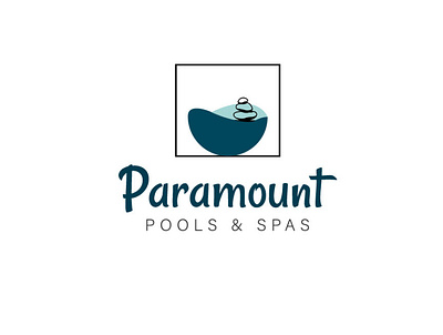 Paramount bath logo bath logo brand company graphic design logo logo design pool spa