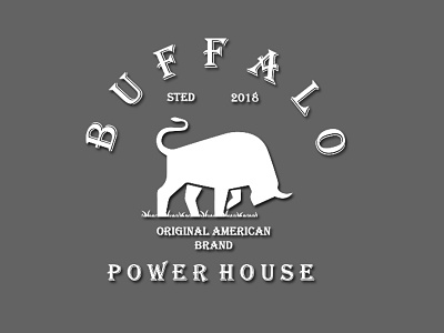 Buffalo anargy buffalo company branding company logo power