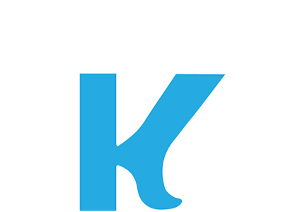 K + walk branding company branding logo typography vector