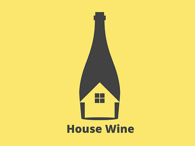 Wine House app bar branding design vector wine