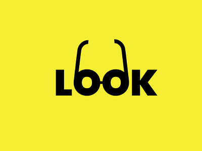 Look_logo app branding creative design gaming logo icon logo typography web