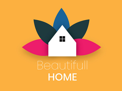 Home_logo beauitiful branding home illustration logo vector