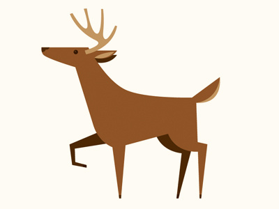 oh deer deer illustration skwirrol