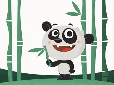 panda! bear eva galesloot illustration panda skwirrol