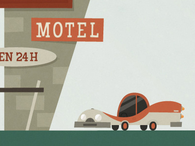 motel illustration motel skwirrol