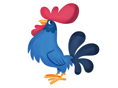 rooster animal character illustration rooster skwirrol vector