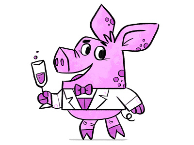 one little piggy character eva galesloot illustration skwirrol