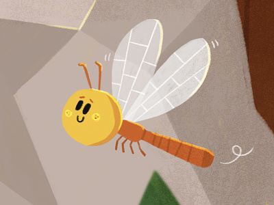 dragonfly eva galesloot illustration skwirrol