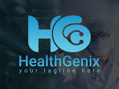 HealthGenix Logo 3d abstract alhamdulillah animation branding design doctor logo genix graphic design health health logo illustration logo logo design motion graphics ui vector